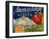 Business Americana Food; Fruit Crate Labels, Columbia Basin Orchards-null-Framed Art Print