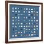 Business and Finance Flat Icons Big Set-bloomua-Framed Art Print