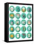 Business and Finance Modern Icons Set-bloomua-Framed Stretched Canvas