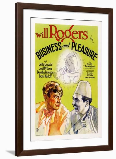 Business and Pleasure-null-Framed Art Print