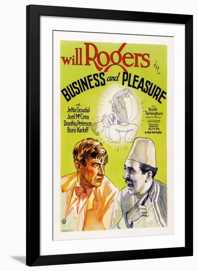 Business and Pleasure-null-Framed Art Print