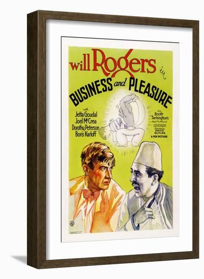 Business and Pleasure-null-Framed Art Print