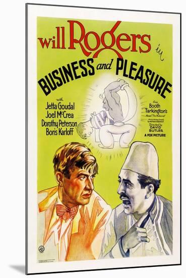 Business and Pleasure-null-Mounted Art Print
