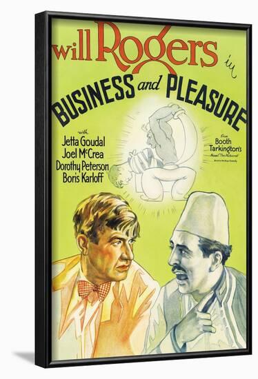 Business and Pleasure-null-Framed Art Print