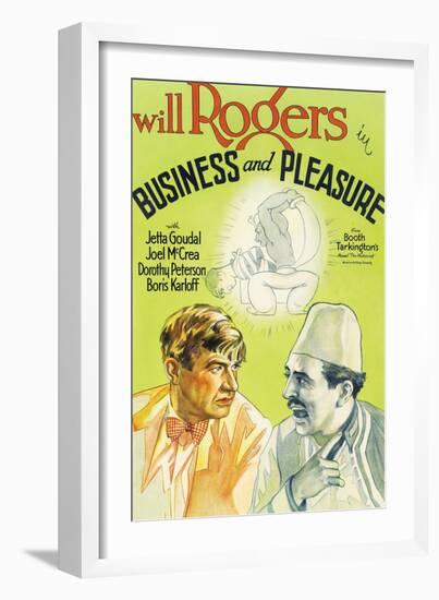 Business and Pleasure-null-Framed Art Print