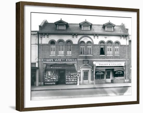 Business Block on South Union Avenue, Tacoma, WA, 1927-Marvin Boland-Framed Giclee Print