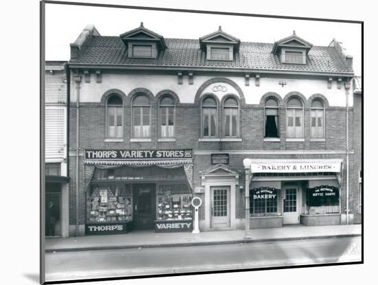 Business Block on South Union Avenue, Tacoma, WA, 1927-Marvin Boland-Mounted Giclee Print