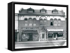 Business Block on South Union Avenue, Tacoma, WA, 1927-Marvin Boland-Framed Stretched Canvas