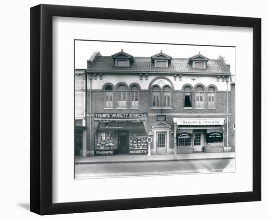 Business Block on South Union Avenue, Tacoma, WA, 1927-Marvin Boland-Framed Giclee Print