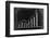 Business Chart on Blackboard Showing Increase in Sales-olechowski-Framed Photographic Print