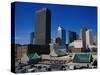 Business District, Atlanta, GA-Mark Gibson-Stretched Canvas