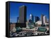 Business District, Atlanta, GA-Mark Gibson-Framed Stretched Canvas