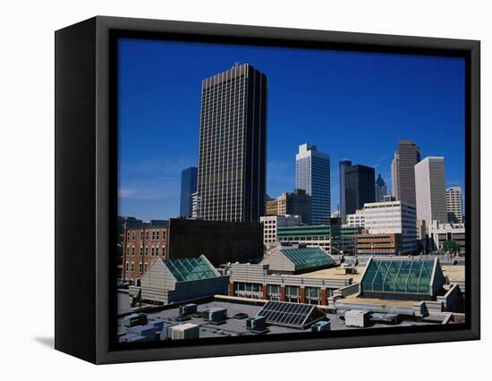 Business District, Atlanta, GA-Mark Gibson-Framed Stretched Canvas