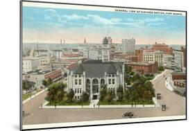 Business District, Fort Worth, Texas-null-Mounted Art Print