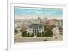 Business District, Fort Worth, Texas-null-Framed Premium Giclee Print