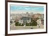 Business District, Fort Worth, Texas-null-Framed Premium Giclee Print