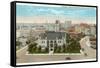 Business District, Fort Worth, Texas-null-Framed Stretched Canvas