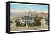 Business District, Fort Worth, Texas-null-Framed Stretched Canvas