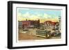 Business District, Ft. Collins, Colorado-null-Framed Art Print