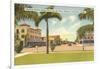 Business District, Hollywood, Florida-null-Framed Art Print
