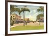 Business District, Hollywood, Florida-null-Framed Premium Giclee Print