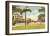 Business District, Hollywood, Florida-null-Framed Art Print