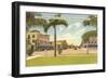 Business District, Hollywood, Florida-null-Framed Art Print