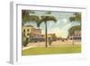 Business District, Hollywood, Florida-null-Framed Art Print