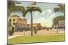 Business District, Hollywood, Florida-null-Mounted Art Print