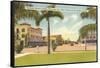 Business District, Hollywood, Florida-null-Framed Stretched Canvas