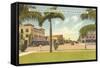 Business District, Hollywood, Florida-null-Framed Stretched Canvas