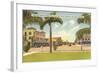 Business District, Hollywood, Florida-null-Framed Art Print