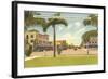 Business District, Hollywood, Florida-null-Framed Art Print