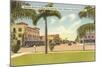 Business District, Hollywood, Florida-null-Mounted Art Print