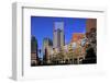 Business District in The Hague, South Holland, Netherlands, Europe-Hans-Peter Merten-Framed Photographic Print