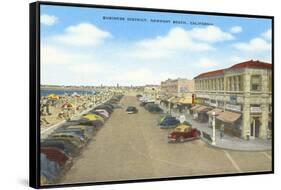 Business District, Newport Beach, California-null-Framed Stretched Canvas