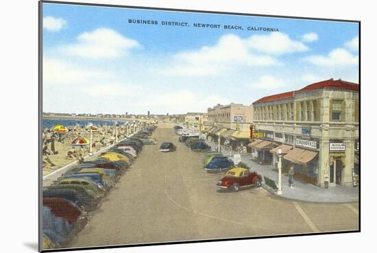 Business District, Newport Beach, California-null-Mounted Art Print