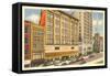 Business District of Utica, New York-null-Framed Stretched Canvas