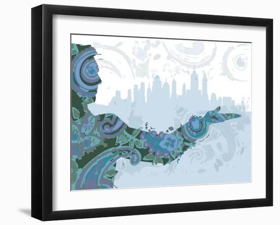 Business Hand-Teofilo Olivieri-Framed Giclee Print