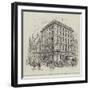 Business House of Messers W H Smith and Son, Newsvendors, in the Strand-null-Framed Giclee Print