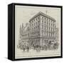 Business House of Messers W H Smith and Son, Newsvendors, in the Strand-null-Framed Stretched Canvas