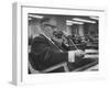 Business Man Dictating-null-Framed Photographic Print