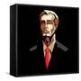 Business Man in Pop Art Style-vectomart-Framed Stretched Canvas