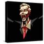 Business Man in Pop Art Style-vectomart-Stretched Canvas