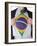 Business Man With Brazilian Flag T-Shirt-IJdema-Framed Art Print