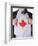 Business Man With Canadian Flag T-Shirt-IJdema-Framed Art Print