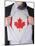 Business Man With Canadian Flag T-Shirt-IJdema-Mounted Art Print