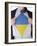 Business Man With Ukrainian Flag T-Shirt-IJdema-Framed Art Print