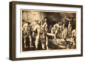 Business-Men's Bath, 1923-George Wesley Bellows-Framed Giclee Print
