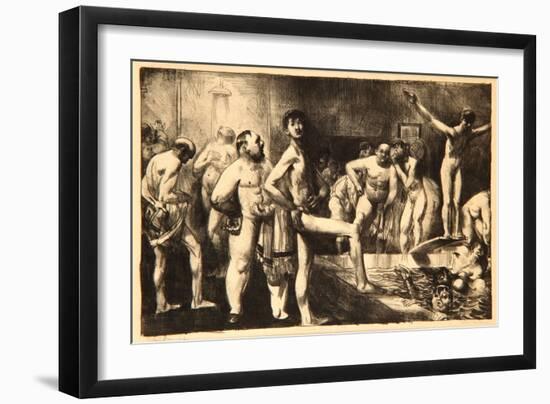 Business-Men's Bath, 1923-George Wesley Bellows-Framed Giclee Print